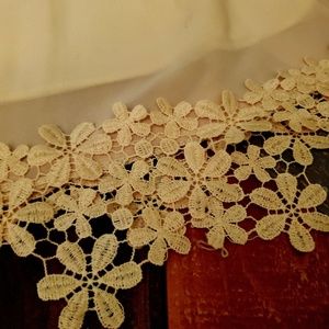 ⚠️ 2/$10 - NWOT Yellow Lace Flower Mini Dress